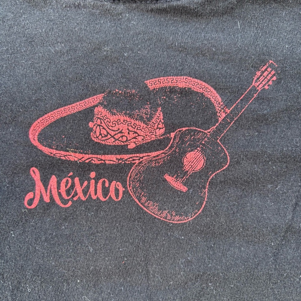 Black Puebla Mexico Graphic T-Shirt - Picture 4 of 6